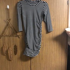Black and white stripped lululemon dress